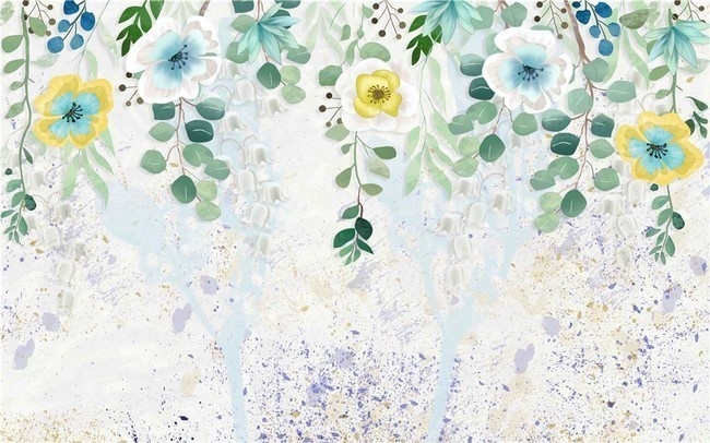 当自然之美邂逅现代家居 以树叶花卉装饰画设计素材点亮家用电器美学